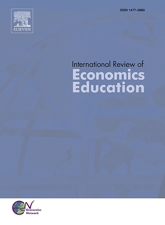 Go to journal home page - International Review of Economics Education
